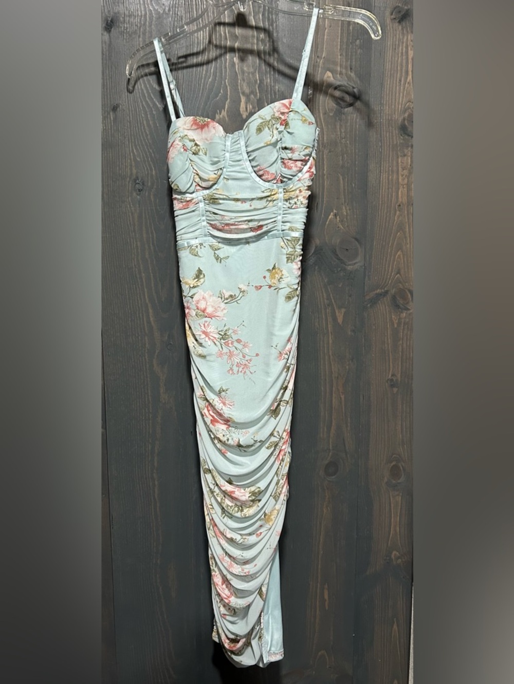 Floral Corset Midi Dress